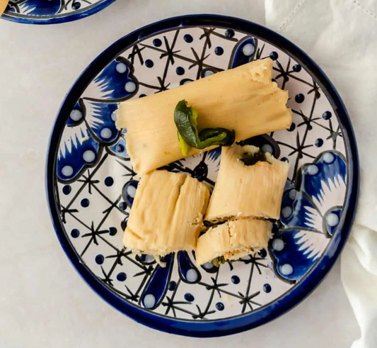 Tamal de Rajas con queso